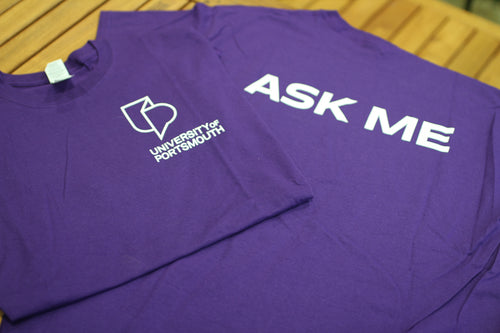 University Student Staff Purple T-Shirts